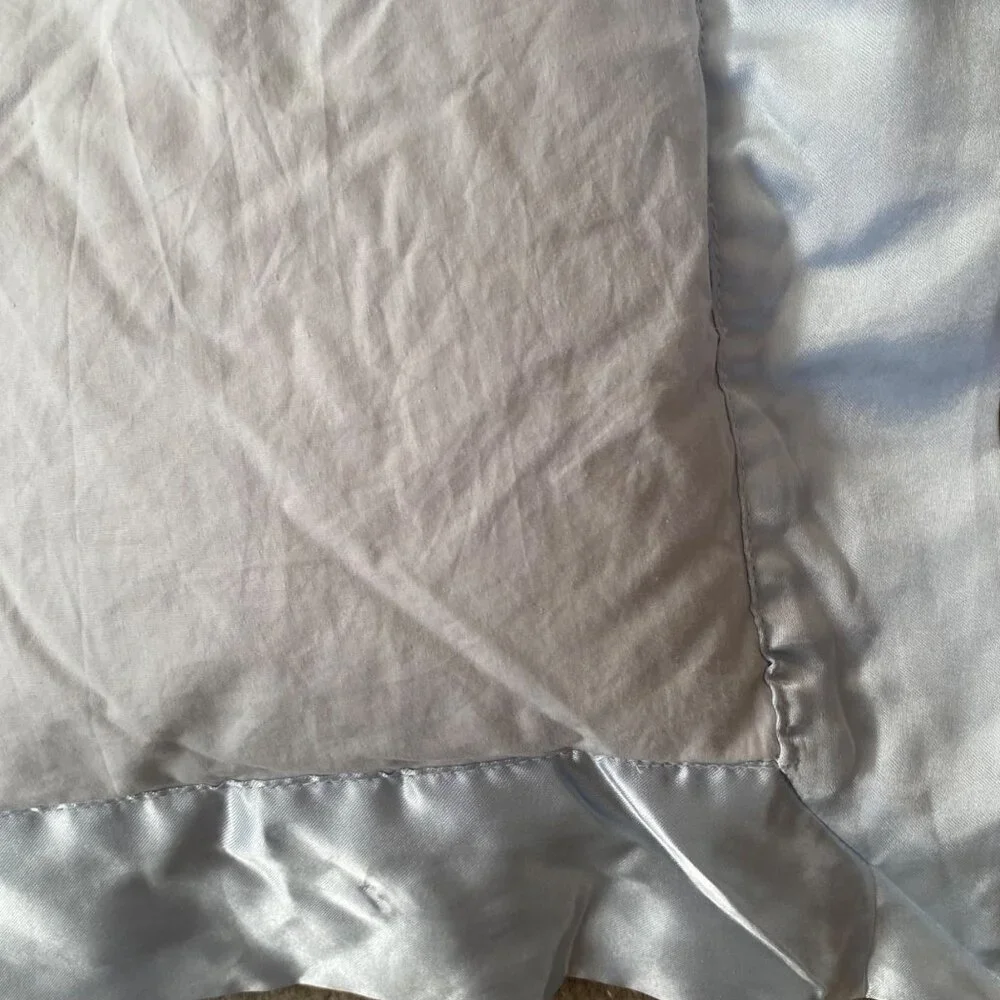 White Goose Down Comforter Queen‎ Size Cotton Cover Warm Blanket Satin Trim